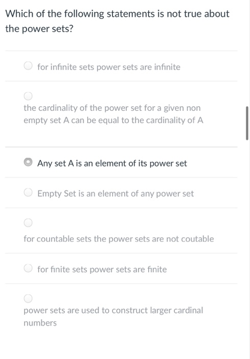 Solved Which of the following statements is not true about | Chegg.com