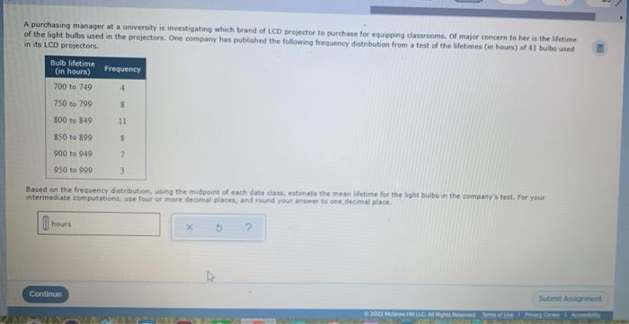 Solved A purchasing manager at a university is investigating | Chegg.com