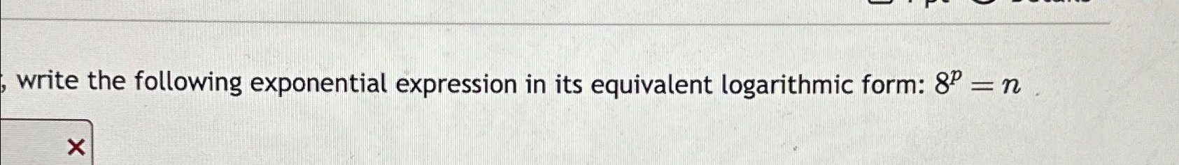 Solved write the following exponential expression in its | Chegg.com