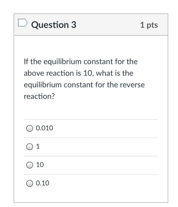 Solved Quiz Instructions Question 1 1 pts For the | Chegg.com