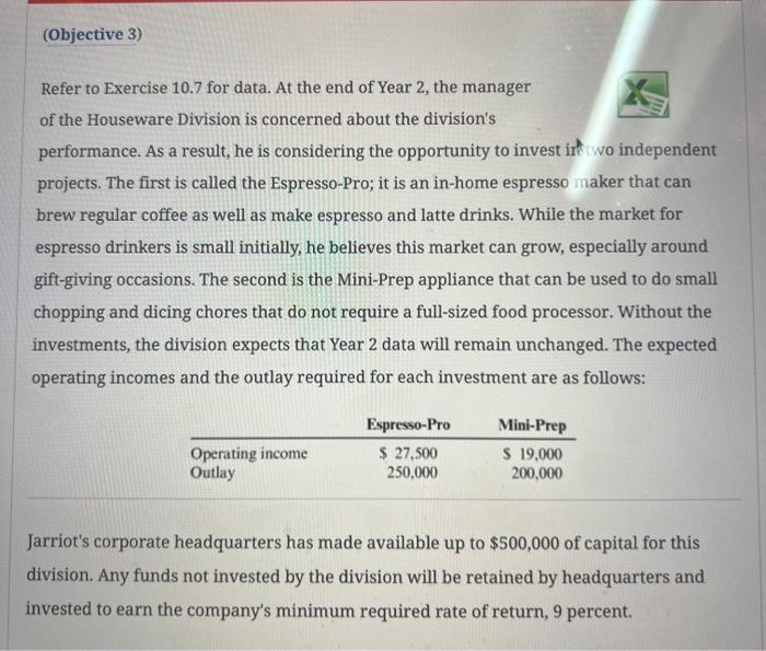 Solved Refer to Exercise 10.7 for data. At the end of Year