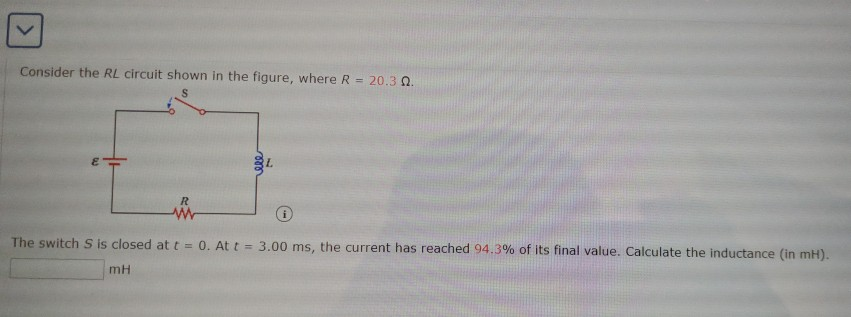 Solved Consider the RL circuit shown in the figure, where R | Chegg.com