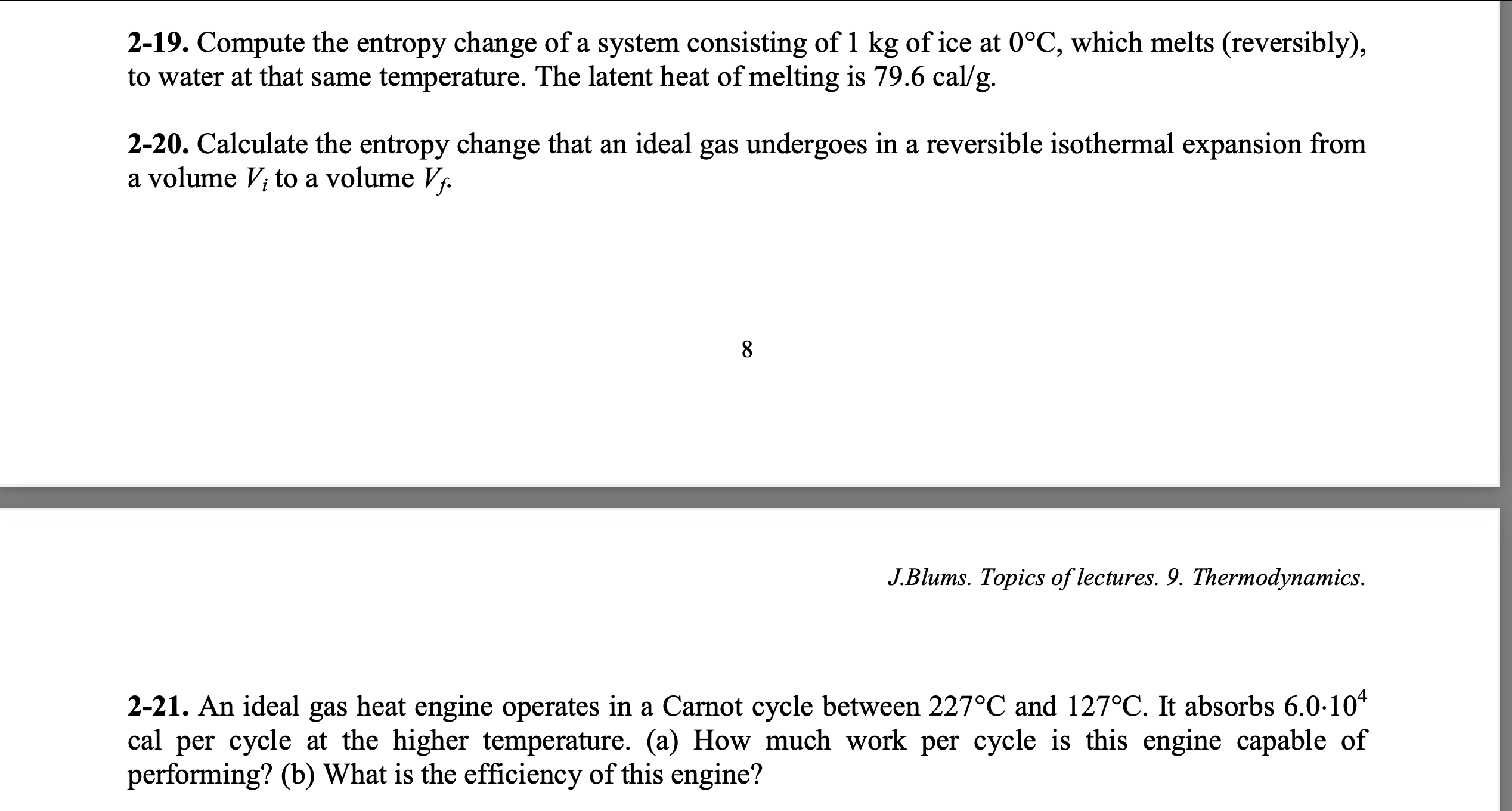 Solved 221. ﻿An ideal gas heat engine operates in a Carnot