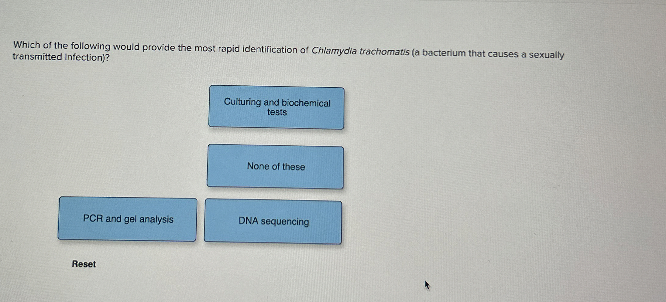 Solved Which of the following would provide the most rapid | Chegg.com