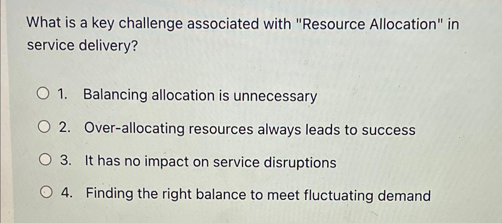Solved What is a key challenge associated with 