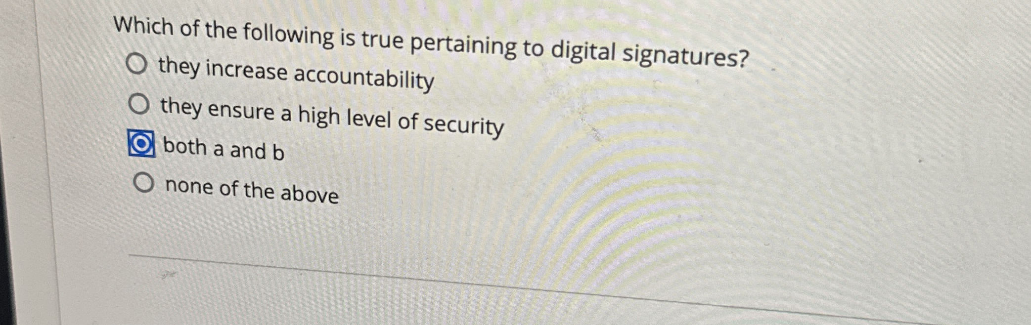 Solved Which of the following is true pertaining to digital | Chegg.com