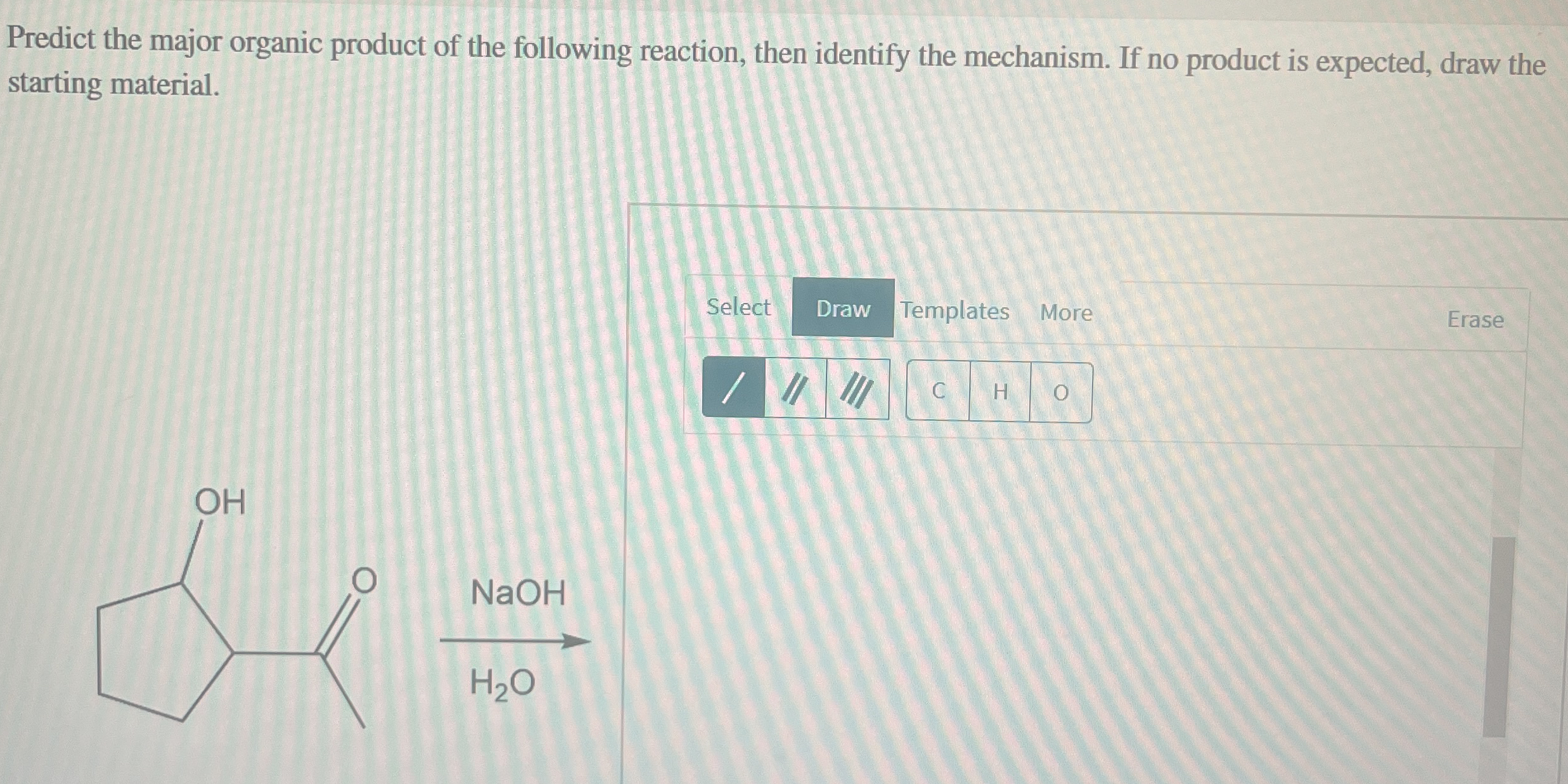Solved Predict the major organic product of the following | Chegg.com 