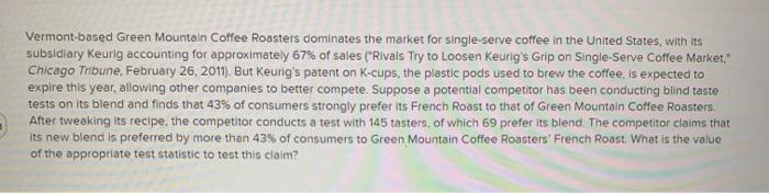 Green Mountain Coffee Roasters, Inc.'s Barista Prima Vanilla Latte Named  2013 New Product of the Year