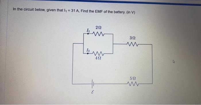 Solved In the circuit below, given that I, = 31A, Find the | Chegg.com