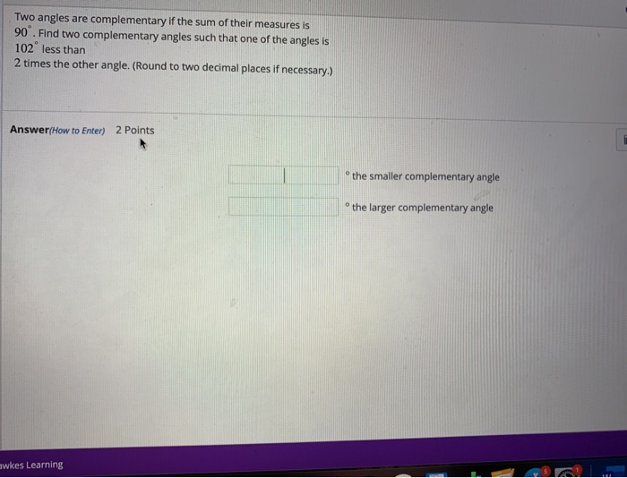 if two angles are complementary then they add up to 90 degrees