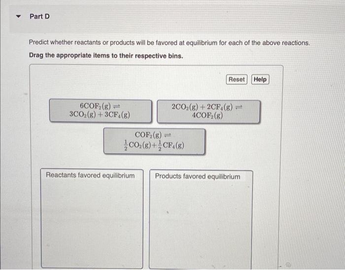 Solved The reaction below has an equilibrium constant | Chegg.com