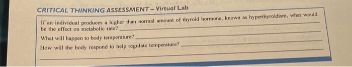 critical thinking activities measurement of body temperature