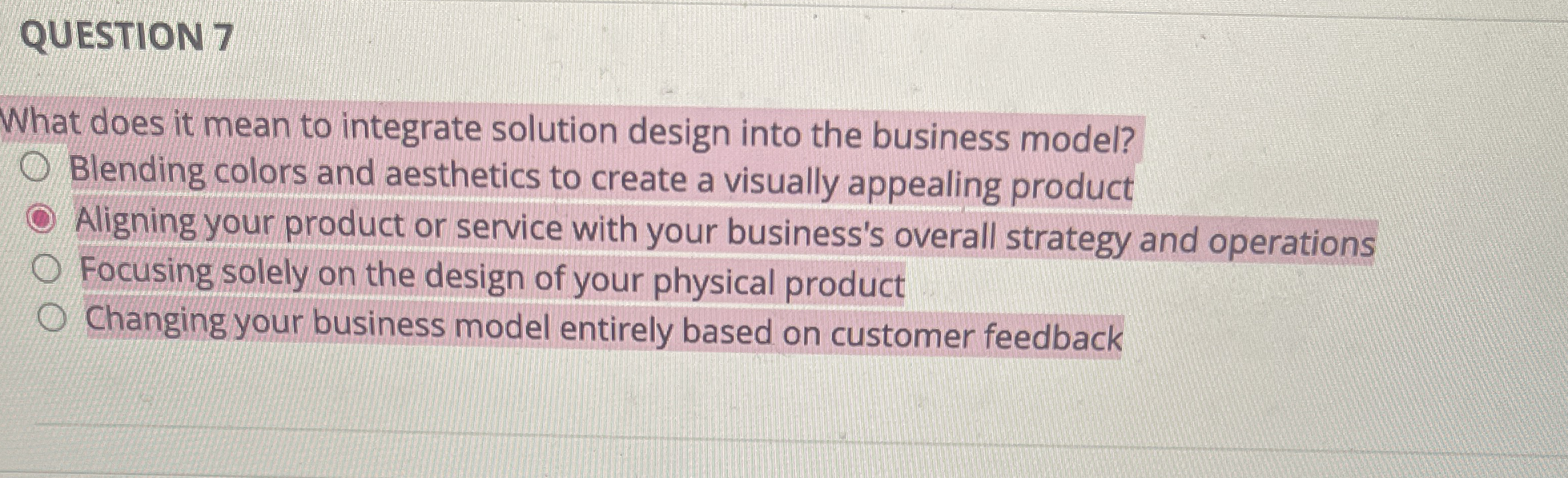 Solved QUESTION 7What does it mean to integrate solution