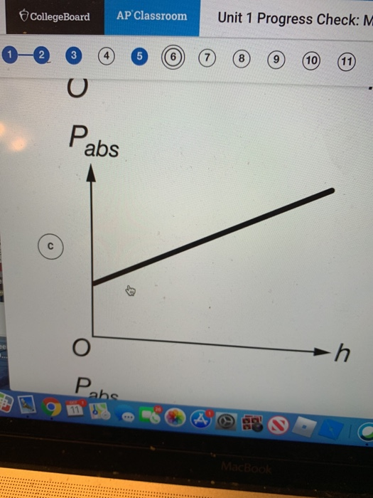 Solved Which of the following graphs best represents the | Chegg.com