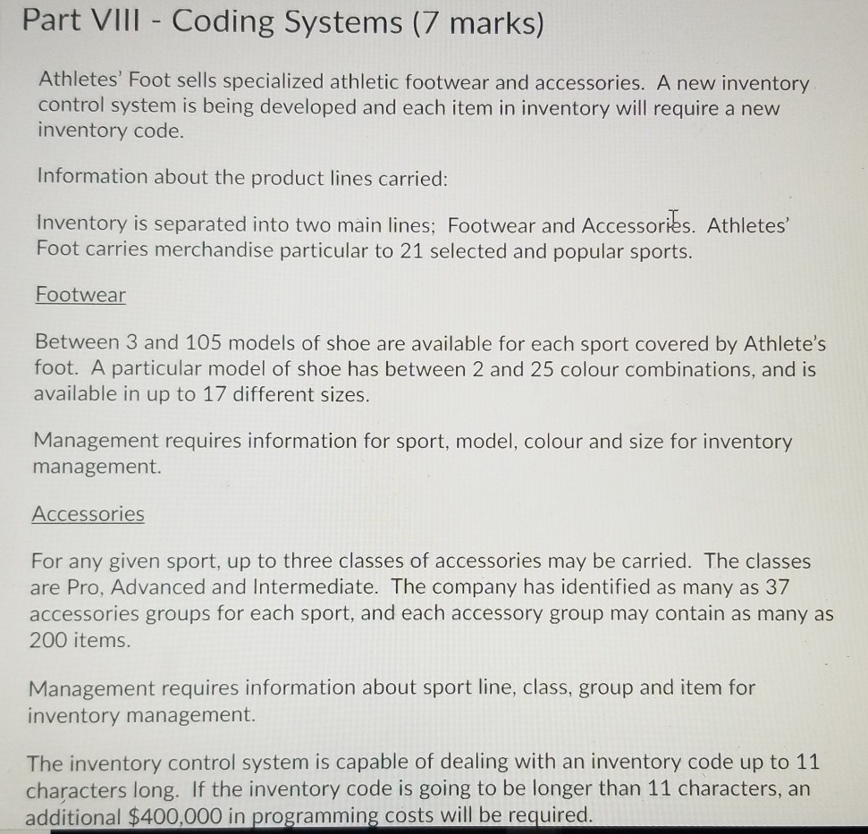 Inside the Numbers Part VIII