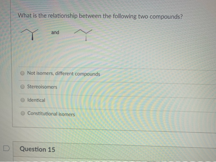 Solved What is the relationship between the following two | Chegg.com