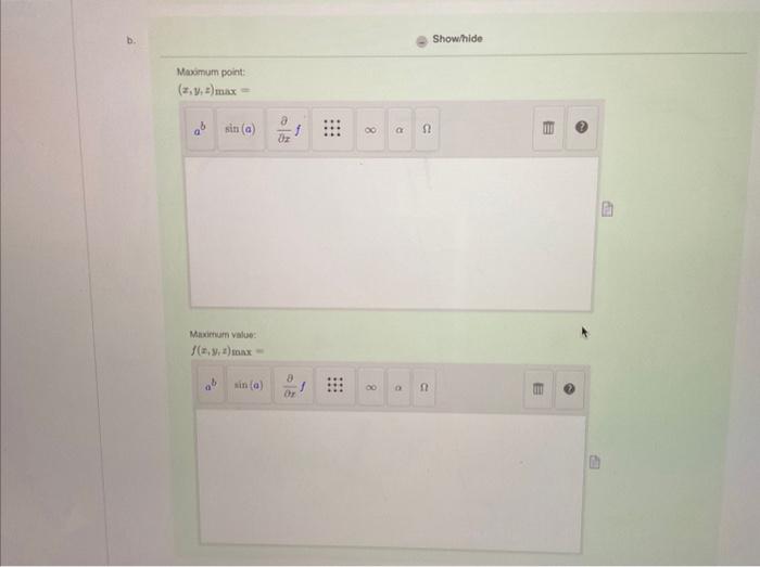 Solved Find the minimum and maximum points of | Chegg.com