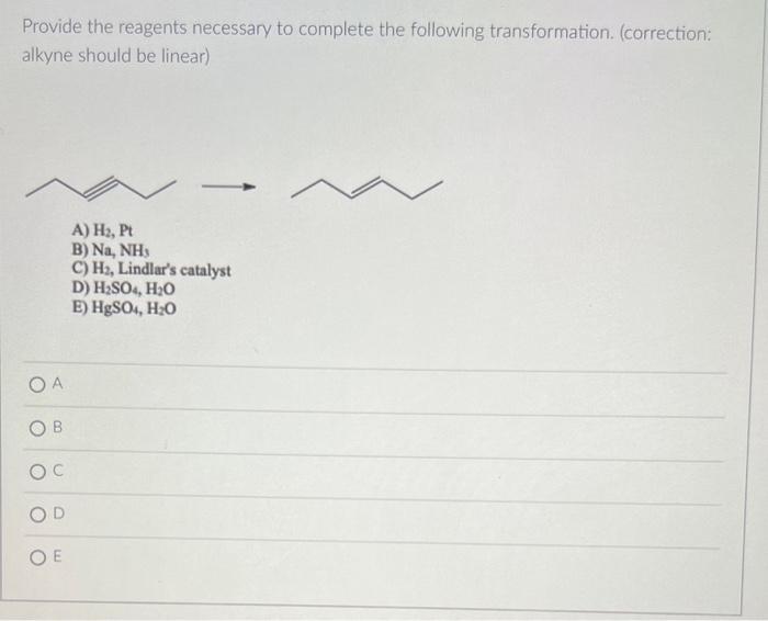 Solved Predict product: A B c D Provide the reagents | Chegg.com