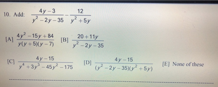 4 y 5 )- y 2 y 5