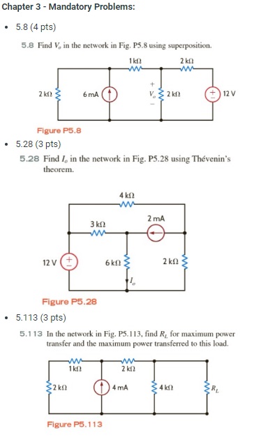 Solved Chapter 3 - ﻿Mandatory Problems:5.8(4pts)5.8 ﻿Find Ve | Chegg.com
