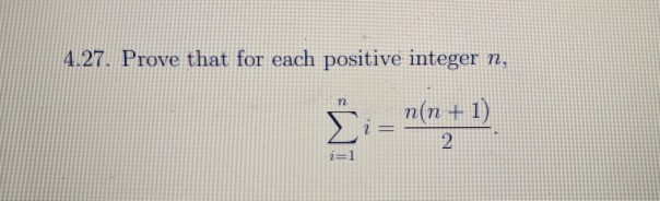 Solved 4.27. Prove that for each positive integer n, η(η +1) | Chegg.com