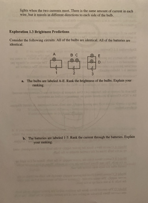 Solved Model B Current Flows From The Power Supply To The | Chegg.com