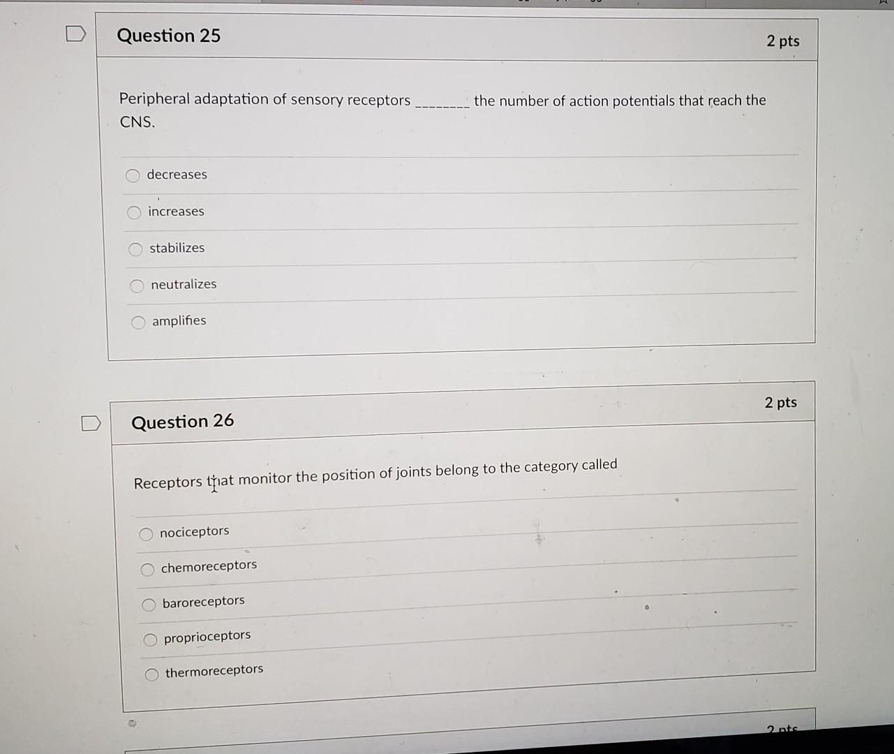 Solved 2 pts Question 23 Which of the following is not one | Chegg.com