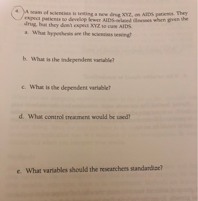 Solved 3. A group of students wants to study the effect of | Chegg.com