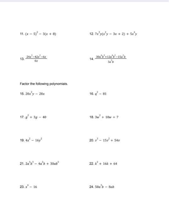 Solved 9 2a 7 10 N 2 N 2 11 5 3 X 8 Chegg Com