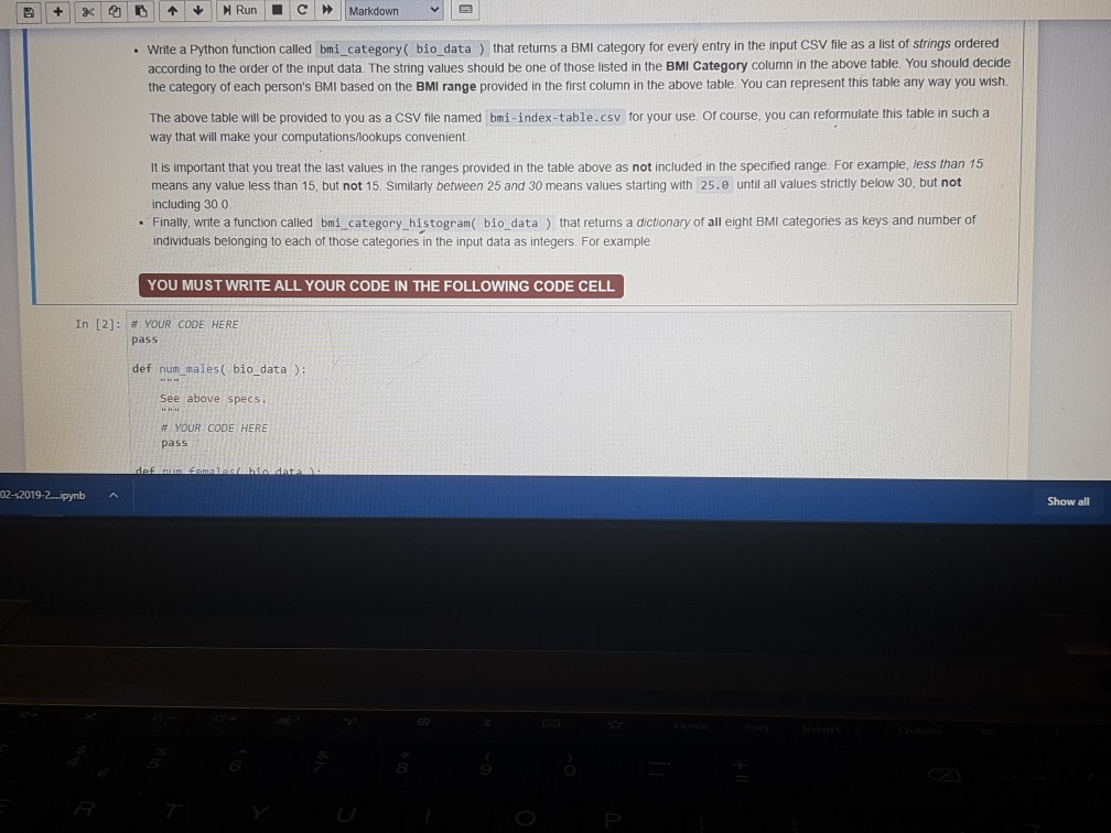Solved IMPORTANT . Run the following code cell to create the | Chegg.com