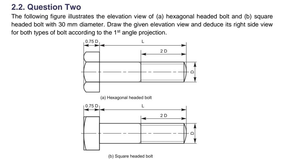 Solved 2.2. Question Two The following figure illustrates