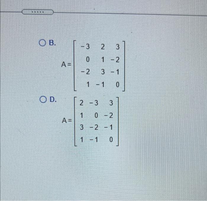 Solved Find A such that the given set is Col A. - - 3r + 2s | Chegg.com