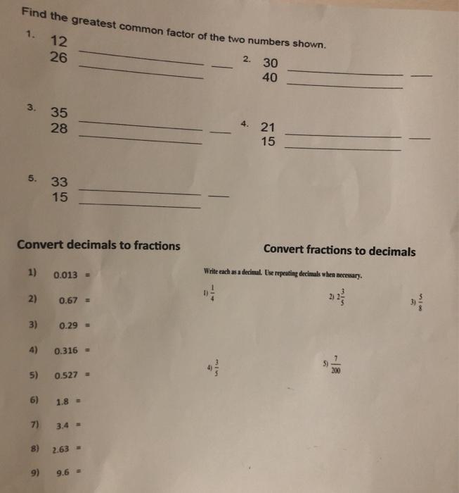 GCF of 30 and 35  How to Find GCF of 30, 35?