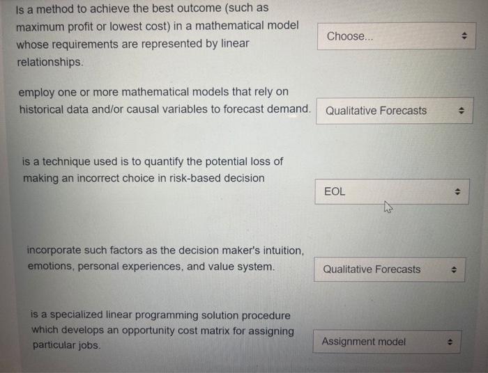 Solved method to achieve the outcome muchas samprot or | Chegg.com
