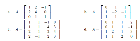 Solved: Consider the following matrices. Find the permutation matr ...