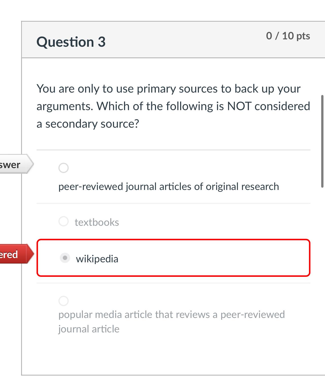 Solved Question 3010 ﻿ptsYou are only to use primary sources 