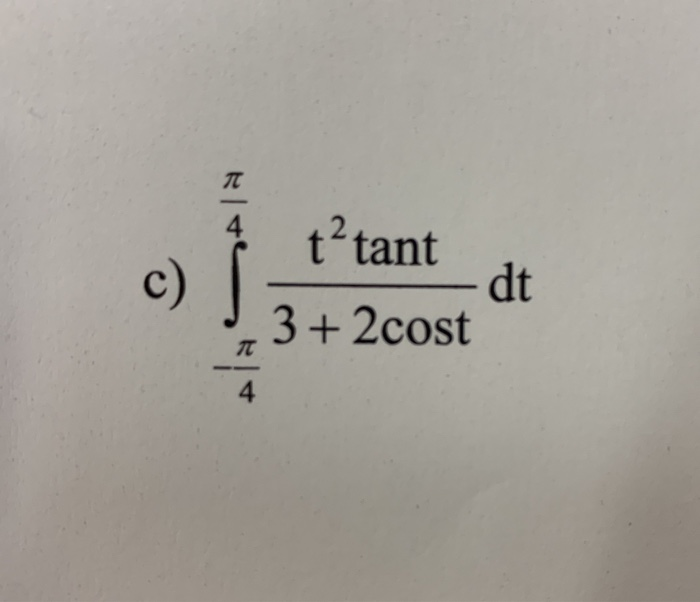 Solved A T Tant Dt J 3 2cost Chegg Com