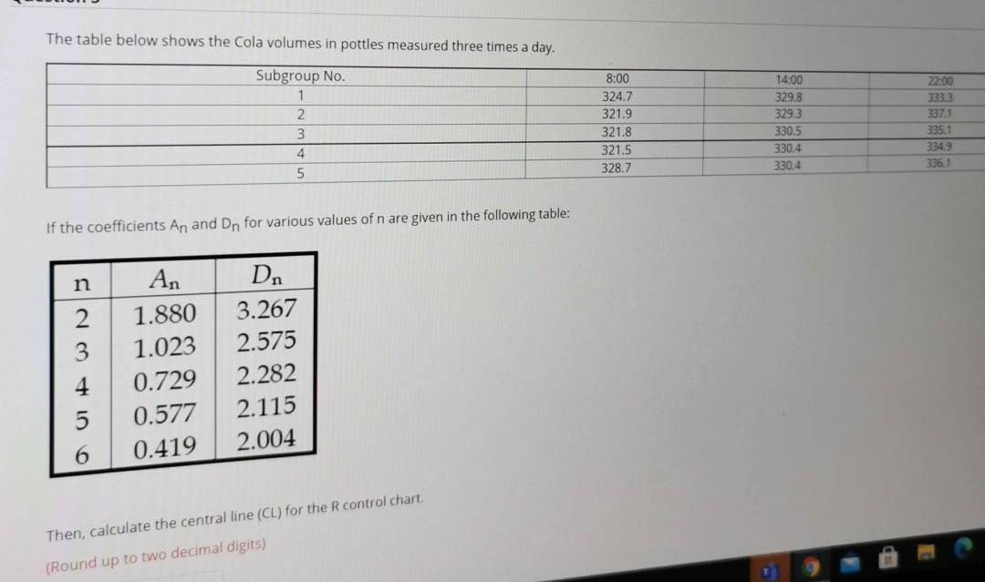 Solved Question 1 If you are given the following data set: | Chegg.com