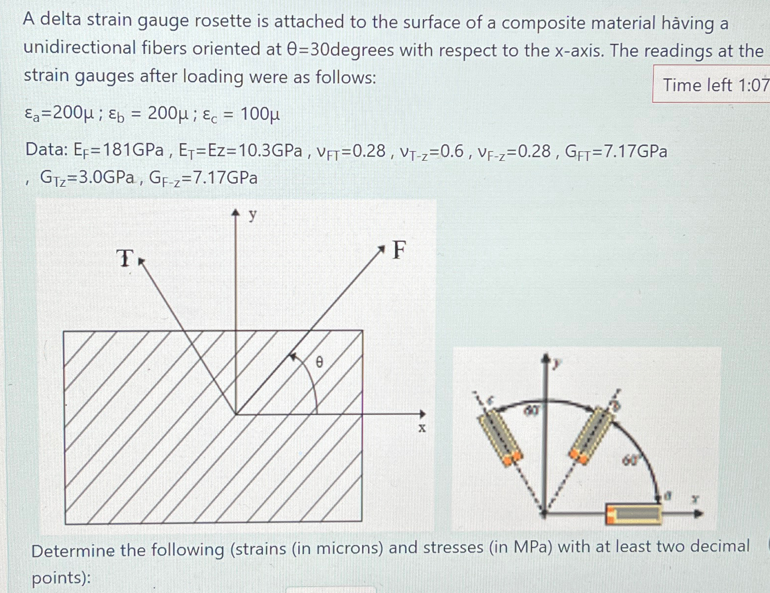 Solved Do It Quickly Please I Got 1houra Delta Strain Gauge