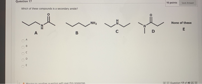 Solved which of these compounds is a secondary amine?which | Chegg.com