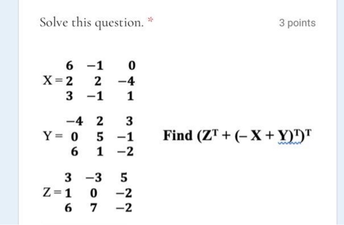 Solved Solve This Question 3 Points 6 1 X 2 2 3 1 4 Chegg Com