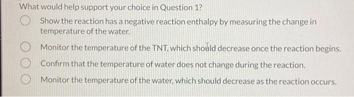 Solved What best describes the flow of energy when a sample | Chegg.com