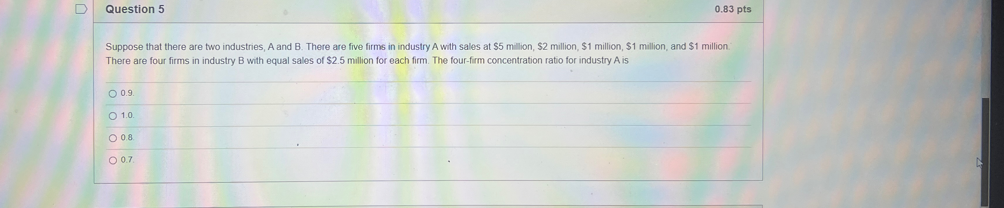 Solved Question 50.83 ﻿ptsSuppose that there are two | Chegg.com