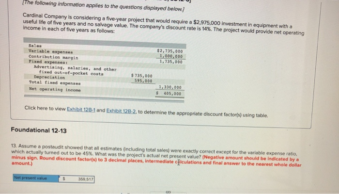 Solved part 3 and 13 are wrong. im trying to figure out why | Chegg.com