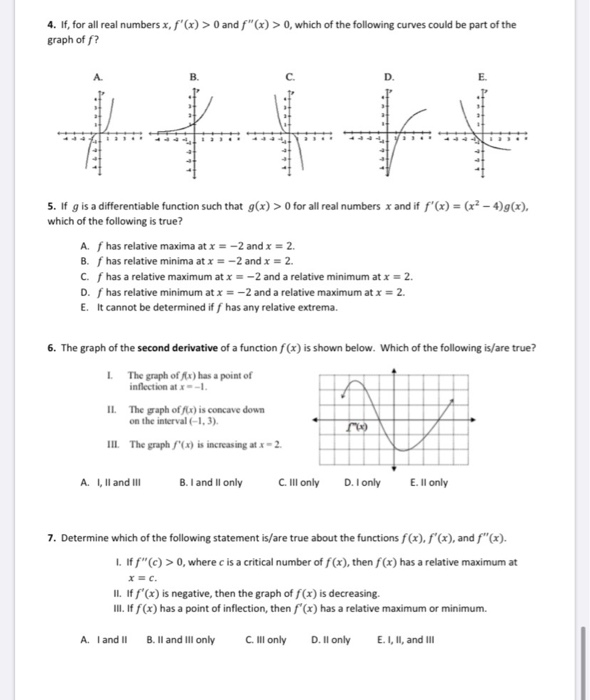 Solved 4 If For All Real Numbers X F X 0 And F X Chegg Com