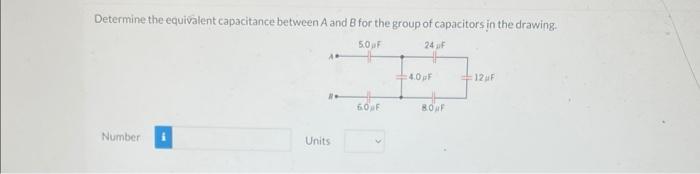 Solved Determine The Equivalent Capacitance Between A And B | Chegg.com