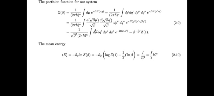 Solved Let Us Consider The Mean Of The Cube Of The Energy Chegg Com