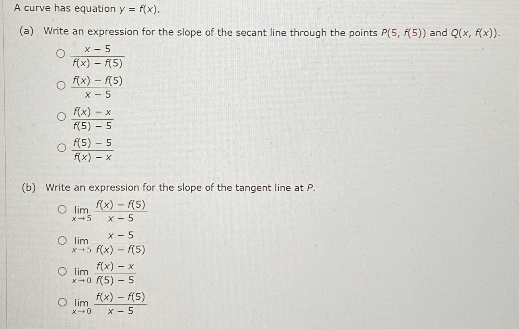 Solved A Curve Has Equation Y F X A ﻿write An Expression