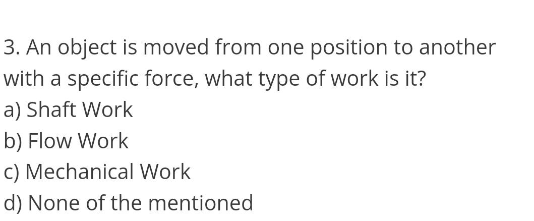 Solved An object is moved from one position to another with | Chegg.com