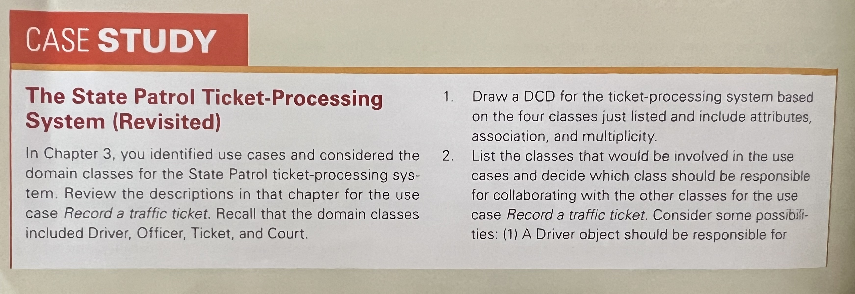 Solved CASE STUDY System Analysis and Design in a Changing